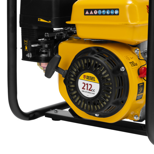 Мотопомпа бензиновая для грязной воды PX-80D7, 7 л.с., 3", 1300 л/мин, глуб 8 м,напор 30 м Denzel по ценам производителя в Уфе с доставкой по всей России