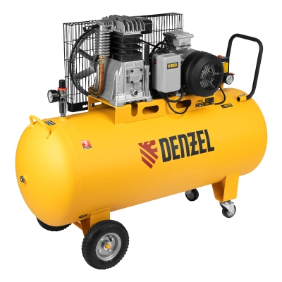 Компрессор воздушный BCI3000-T/200, ременный привод , 3.0 кВт, 200 литров, 530 л/мин Denzel по ценам производителя в Уфе с доставкой по всей России