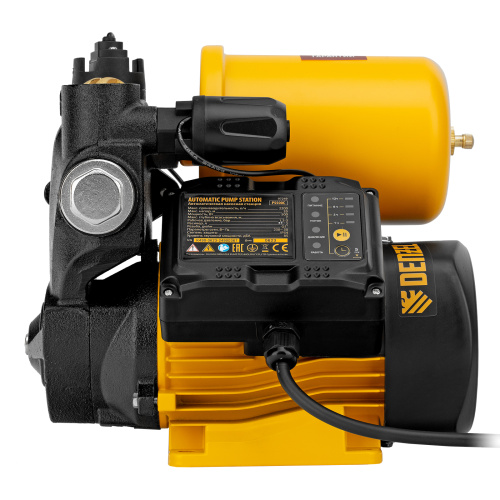 Насосная станция PS500C, 500 Вт, напор 35 м, 2200 л/ч, ресивер 2 л, блок управления Denzel по ценам производителя в Уфе с доставкой по всей России