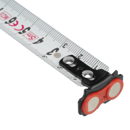 Рулетка Magnetisch 5 м х 19 мм,обрезиненный корпус,автоматическая фиксация,Нейлоновое покрытиеытие,зацеп с магнитом Gross по ценам производителя в Уфе с доставкой по всей России