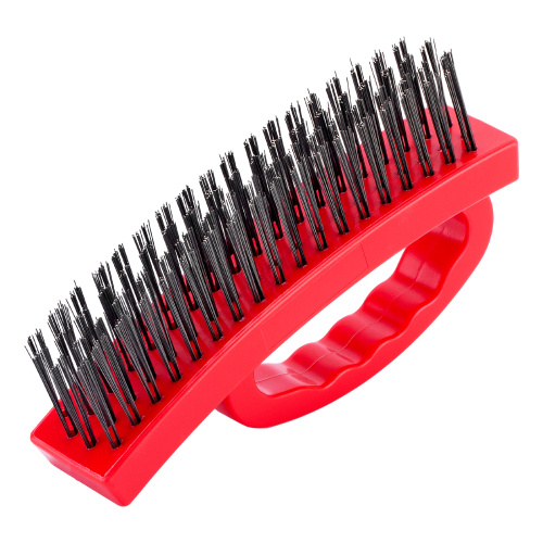 Щетка зачистная четырехрядная, плоская, пластиковая с рукояткой Matrix по ценам производителя в Уфе с доставкой по всей России