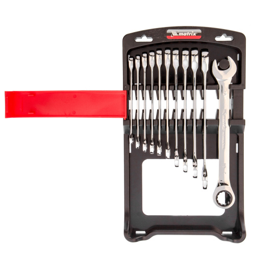Набор ключей комбинированных, трещоточных 11 шт. Matrix по ценам производителя в Уфе с доставкой по всей России