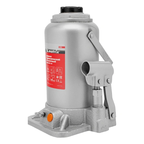 Домкрат гидравлический бутылочный, 20 т, h подъема 244-449 мм Matrix по ценам производителя в Уфе с доставкой по всей России