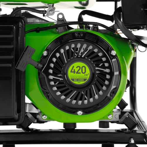 Генератор бензиновый БС-6500, 5.5 кВт, 230В, четырехтактный, 25 л, ручной стартер Сибртех по ценам производителя в Уфе с доставкой по всей России