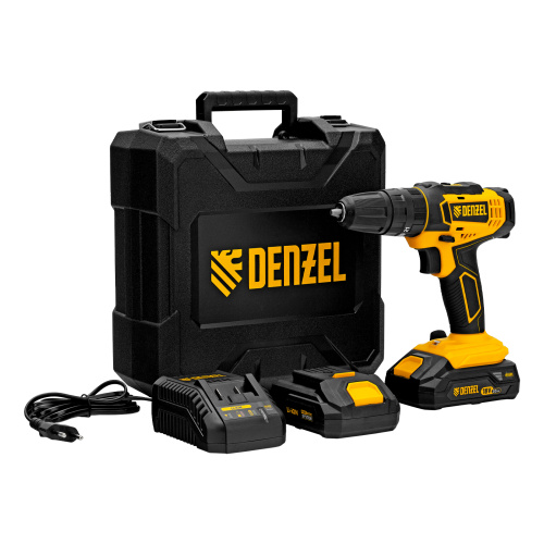 Дрель-шуруповерт аккумуляторная ударная CID-18-02BM, Li-Ion, 18 В, 2 акк. Denzel по ценам производителя в Уфе с доставкой по всей России