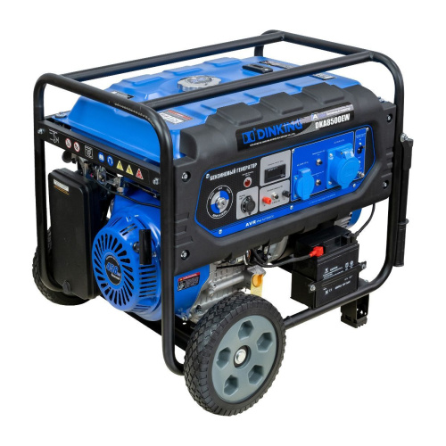 Генератор бензиновый Dinking DKA8500EW (8,5кВт, электростартер, 17лс, колёса, АВР) по ценам производителя в Уфе с доставкой по всей России