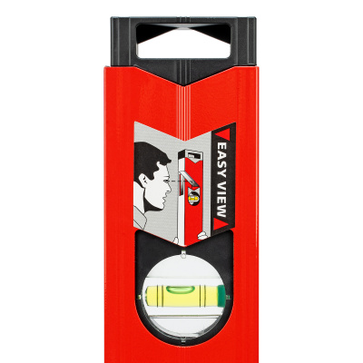 Уровень алюминиевый магнитный, 400 мм, фрезерованный, 3 глазка (1 зеркальный) усиленный Matrix по ценам производителя в Уфе с доставкой по всей России