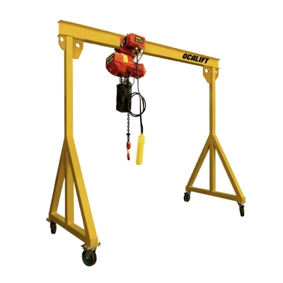 Мини-кран козловой МПУ 1т 3х4м с талью 380в