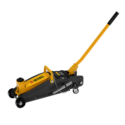 Домкрат гидравлический подкатной с фиксатором, 2,8 т, 135-385 мм, в кейсе Denzel купить в Москве с доставкой по всей России | ProtosMarket.ru