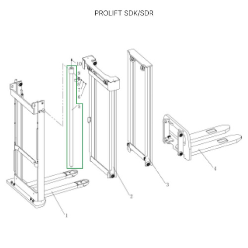 Центральный гидроцилиндр для штабелеров SDR1656/SDK1656 по ценам производителя в Уфе с доставкой по всей России