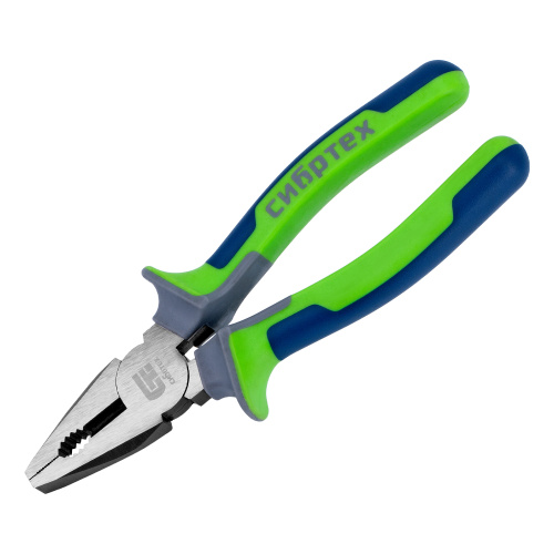 Плоскогубцы комбинированные, 200 мм, фосфатирование, трехкомпонентные рукоятки Сибртех по ценам производителя в Уфе с доставкой по всей России