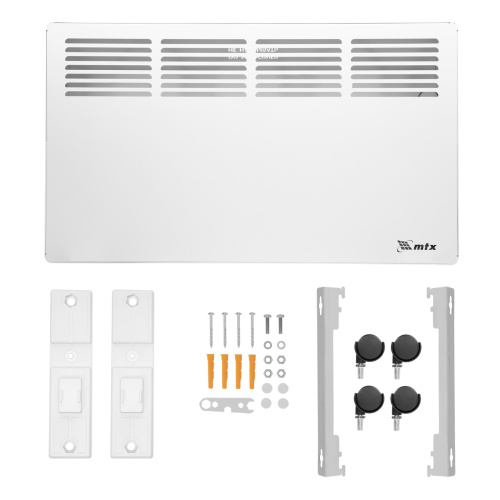 Конвектор электрический КМ-2000.2, 230 В, 2000 Вт, X-образный нагреватель, колеса, термостат MTX по ценам производителя в Уфе с доставкой по всей России