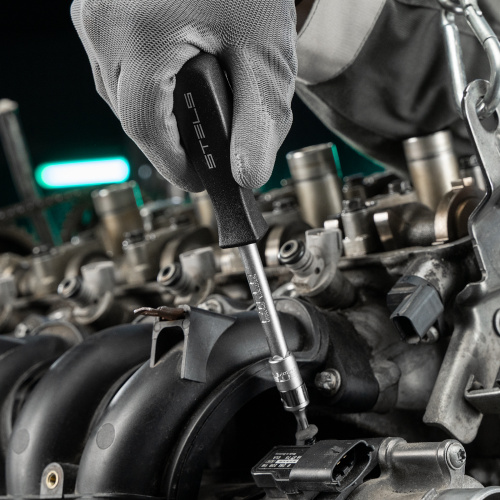 Набор инструментов, 1/4", 1/2", Cr-V, S2, усиленный кейс, 119 предметов Stels по ценам производителя в Уфе с доставкой по всей России