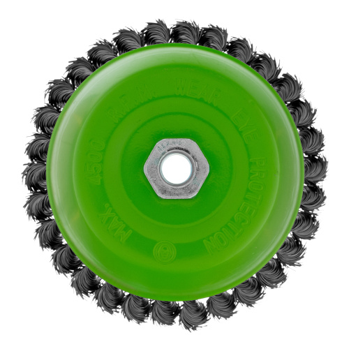 Щетка для УШМ, 150 мм, М14, "чашка", крученая проволока 0.5 мм Сибртех по ценам производителя в Уфе с доставкой по всей России