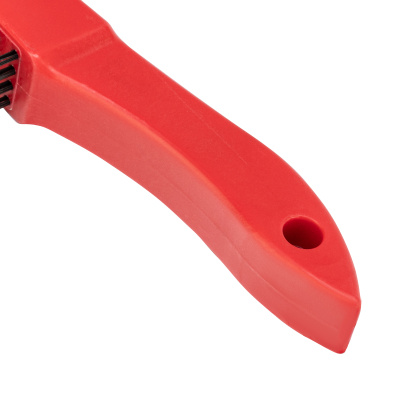 Щетка зачистная четырехрядная, закаленная прямая проволока с пластиковой ручкой Matrix по ценам производителя в Уфе с доставкой по всей России