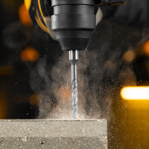 Бур по бетону, цельная крестовая пластина, 6x115 мм, SDS PLUS Denzel по ценам производителя в Уфе с доставкой по всей России