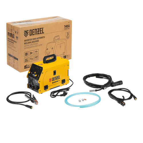 Аппарат инвертор. полуавтомат. сварки Mini MIG-140FG, 140 А, ПВ 60% Denzel по ценам производителя в Уфе с доставкой по всей России