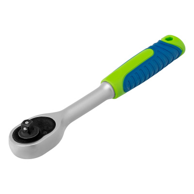 Ключ-трещотка 1/4", 45 зубьев, с быстрым сбросом, матовый хром Сибртех по ценам производителя в Уфе с доставкой по всей России