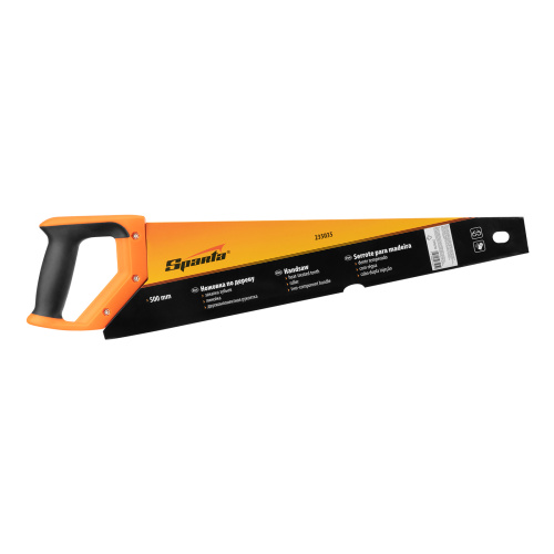 Ножовка по дереву, 500 мм, 7-8 TPI, зуб 2D, каленый зуб, двухкомпонентная рукоятка Sparta по ценам производителя в Уфе с доставкой по всей России