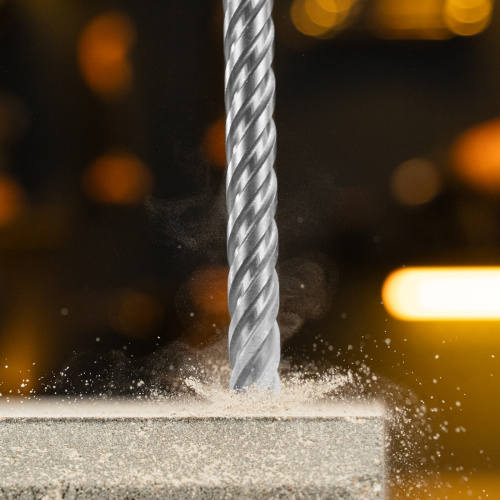 Бур по бетону, цельная крестовая пластина, 14x215 мм, SDS PLUS Denzel по ценам производителя в Уфе с доставкой по всей России