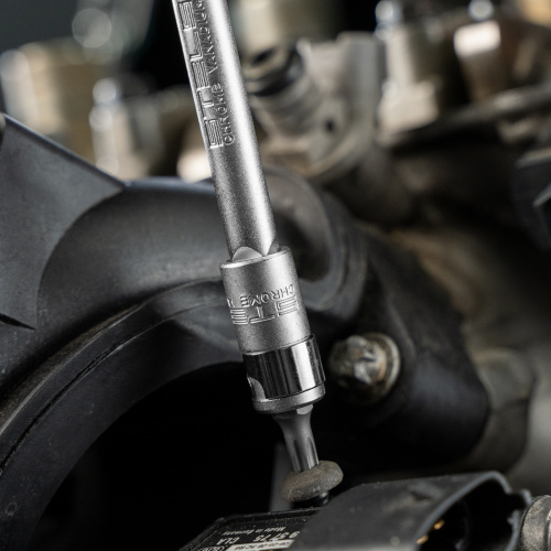 Набор инструментов, 1/2", 1/4", CrV, 12 гранные головки, пластиковый кейс, 76 предметов Stels по ценам производителя в Уфе с доставкой по всей России