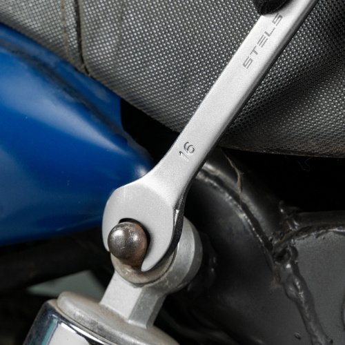 Ключ комбинированный, 16 мм, CrV, матовый хром Stels по ценам производителя в Уфе с доставкой по всей России