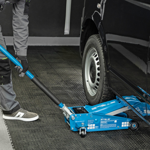 Домкрат гидравлический подкатной, 3 т, 120-450 мм, быстрый подъем, проф. Stels по ценам производителя в Уфе с доставкой по всей России