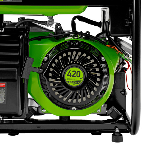 Генератор бензиновый БС-6500Э, 5.5 кВт, 230В, четырехтактный, 25 л, электростартер Сибртех по ценам производителя в Уфе с доставкой по всей России