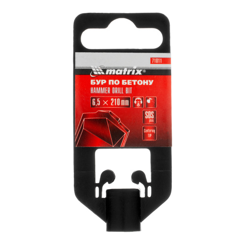 Бур по бетону, 6.5 x 210 мм, SDS Plus Matrix по ценам производителя в Уфе с доставкой по всей России
