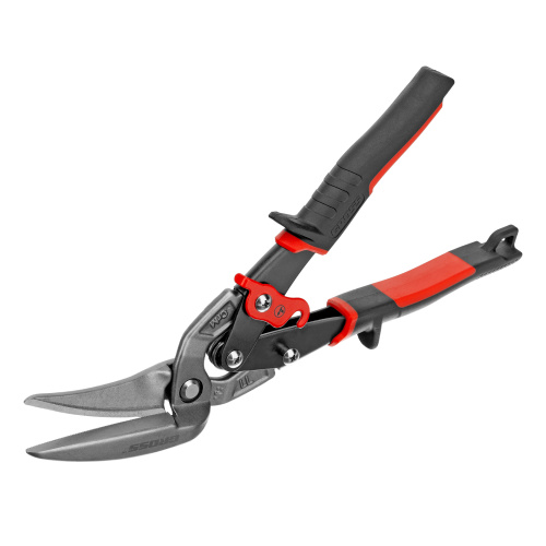 Ножницы по металлу "Piranha", 270 мм, прямой и левый проходной рез, сталь СrMo, двухкомпонентные рукоятки Gross по ценам производителя в Уфе с доставкой по всей России