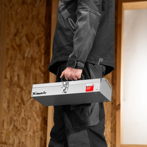Ящик для инструмента, 410 х 154 х 95 мм, металлический Matrix по ценам производителя в Уфе с доставкой по всей России