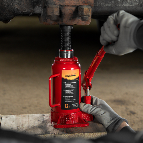 Домкрат гидравлический бутылочный, 12 т, h подъема 210-400 мм Sparta по ценам производителя в Уфе с доставкой по всей России