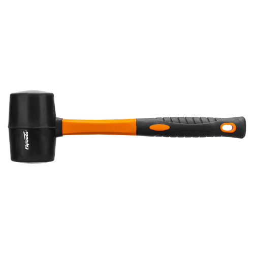 Киянка резиновая, 450 г, черная резина, фибергласовая рукоятка Sparta по ценам производителя в Уфе с доставкой по всей России