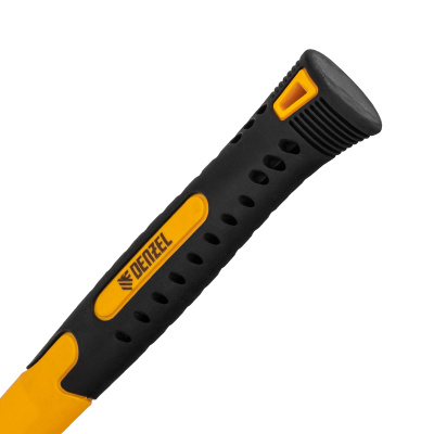 Киянка резиновая, 16 oz, черно-белая резина, фибергласовая рукоятка Denzel по ценам производителя в Уфе с доставкой по всей России