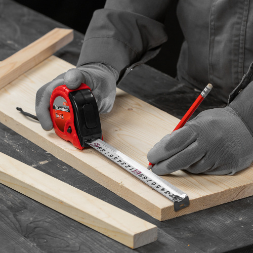 Рулетка Rubber,7,5 м х 25 мм,обрезиненный корпус Matrix по ценам производителя в Уфе с доставкой по всей России