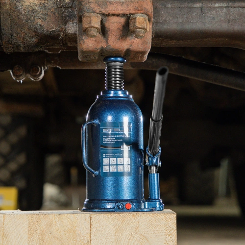 Домкрат гидравлический бутылочный, 20 т, h подъема 235-445 мм Stels по ценам производителя в Уфе с доставкой по всей России