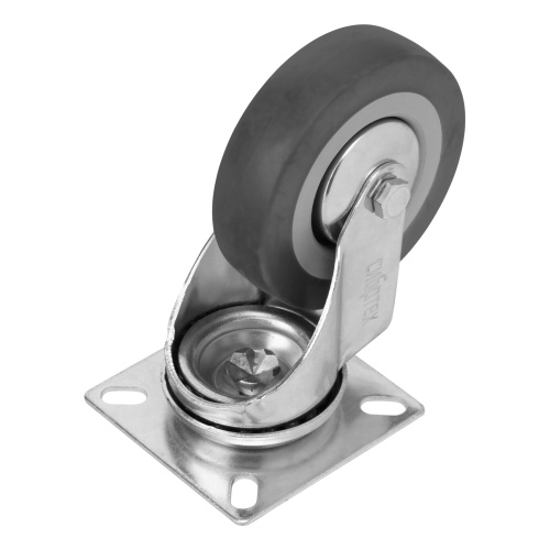 Колесо поворотное D 75 мм, крепление  платформенное Сибртех по ценам производителя в Уфе с доставкой по всей России