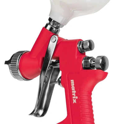 Краскораспылитель HP пневмат. с верхним бачком V= 0,6 л, сопло диаметром 1.7 мм Matrix по ценам производителя в Уфе с доставкой по всей России