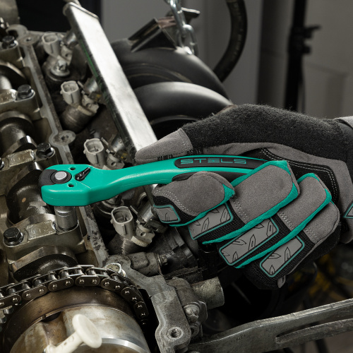 Набор инструментов, 1/4", Cr-V, S2, усиленный кейс, 47 предметов Stels по ценам производителя в Уфе с доставкой по всей России