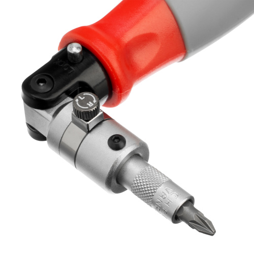 Отвертка реверсивная, поворотная головка, набор бит, CrV, 6 шт Matrix по ценам производителя в Уфе с доставкой по всей России