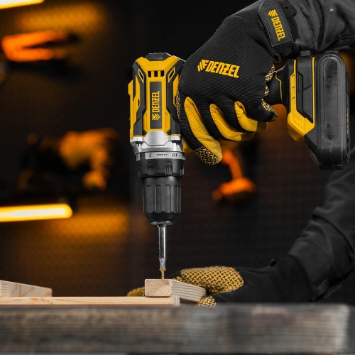 Дрель-шуруповерт аккумуляторная, бесщет. BLDL-18-0 Li-Ion, 18 В Denzel по ценам производителя в Уфе с доставкой по всей России