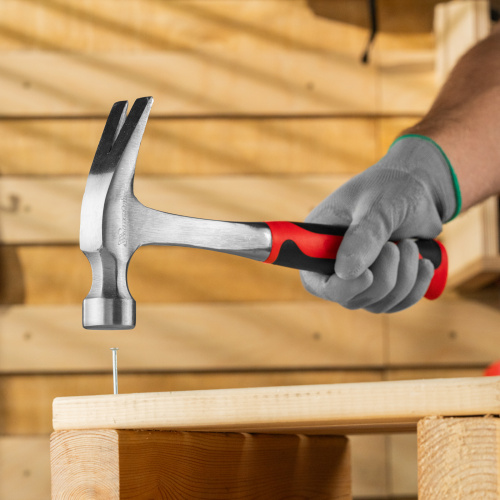 Молоток-гвоздодер, 570 г, цельнометаллический, двухкомпонентная рукоятка Matrix по ценам производителя в Уфе с доставкой по всей России