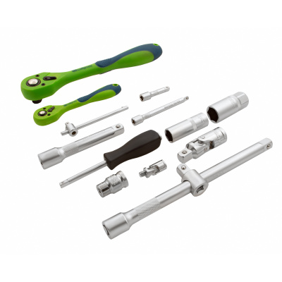 Набор инструментов 82 предмета, CrV, 1/2", 1/4" Сибртех по ценам производителя в Уфе с доставкой по всей России