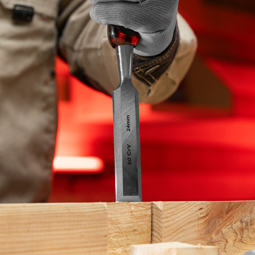 Набор долот-стамесок плоских "Тигровый глаз", 4 шт, 6-12-18-24 мм Matrix по ценам производителя в Уфе с доставкой по всей России