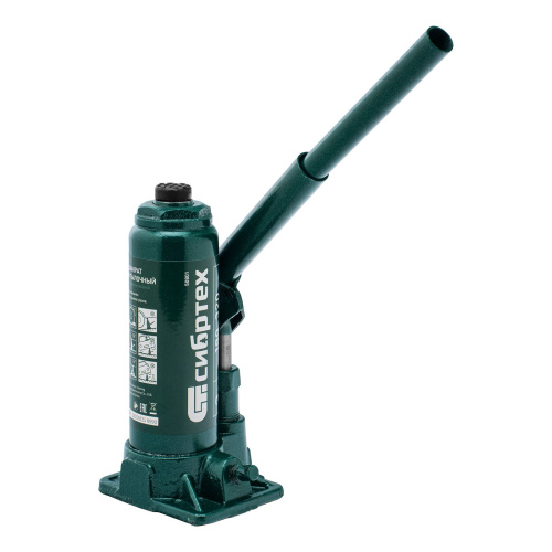 Домкрат гидравлический бутылочный, 3 т, 180-320 мм Сибртех по ценам производителя в Уфе с доставкой по всей России