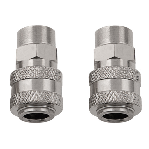 Муфта универсальная быстросъемная ("мама") 3/8, внутренняя резьба, 2 шт, Stels по ценам производителя в Уфе с доставкой по всей России