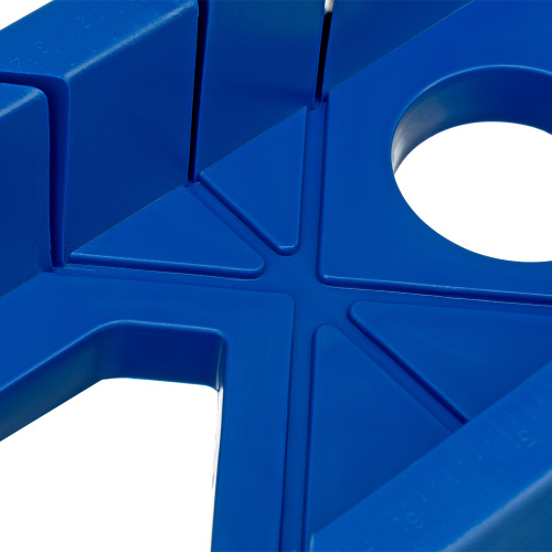 Стусло пластиковое, синее, 4 угла для запила, пила 450 мм Сибртех по ценам производителя в Уфе с доставкой по всей России