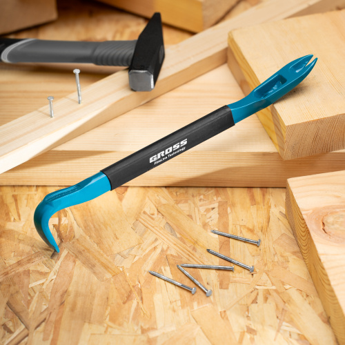 Лом-гвоздодер, обрезиненная рукоятка, 300 x 22 x 14мм Gross по ценам производителя в Уфе с доставкой по всей России