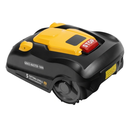 Робот-газонокосилка Grass Master 1000  1000м², 3Ач, 28V, LCD дисплей, Wi-Fi Denzel по ценам производителя в Уфе с доставкой по всей России