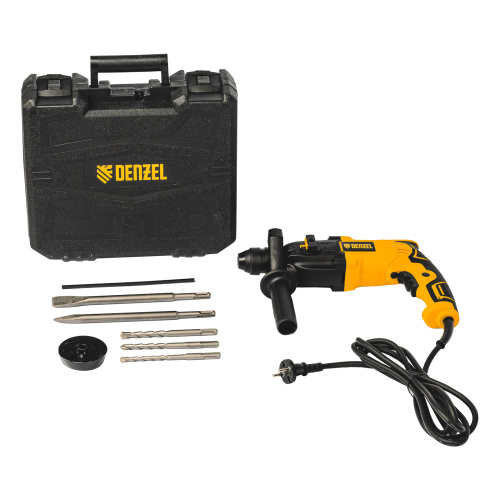 Перфоратор электрический RH-650-18, SDS-plus, 650 Вт, 2.0 Дж, 3 плюс 1 режим Denzel по ценам производителя в Уфе с доставкой по всей России